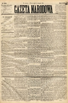 Gazeta Narodowa. 1886, nr 274