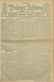 Posener Zeitung. Jg.97, Nr. 550 (9 August 1890) - Abend=Ausgabe.