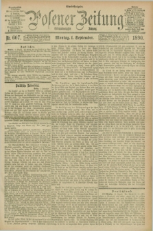 Posener Zeitung. Jg.97, Nr. 607 (1 September 1890) - Abend=Ausgabe.