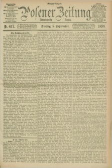 Posener Zeitung. Jg.97, Nr. 617 (5 September 1890) + dod.