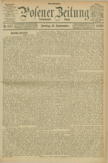 Posener Zeitung. Jg.97, Nr. 637 (12 September 1890) - Abend=Ausgabe.