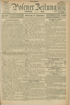 Posener Zeitung. Jg.97, Nr. 648 (17 September 1890) - Mittag=Ausgabe.