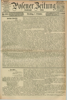 Posener Zeitung. Jg.97, Nr. 699 (7 Oktober 1890) - [Mittag=Ausgabe.]