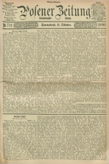 Posener Zeitung. Jg.97, Nr. 711 (11 Oktober 1890) - Mittag=Ausgabe.