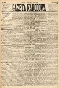 Gazeta Narodowa. 1886, nr 291