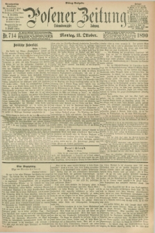 Posener Zeitung. Jg.97, Nr. 714 (13 Oktober 1890) - Mittag=Ausgabe.