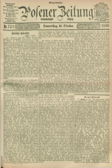 Posener Zeitung. Jg.97, Nr. 723 (16 Oktober 1890) - Mittag=Ausgabe.