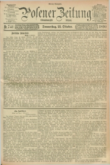Posener Zeitung. Jg.97, Nr. 741 (23 Oktober 1890) - Mittag=Ausgabe.