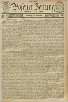 Posener Zeitung. Jg.97, Nr. 750 (27 Oktober 1890) - Mittag=Ausgabe.