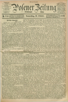 Posener Zeitung. Jg.97, Nr. 759 (30 Oktober 1890) - Mittag=Ausgabe.