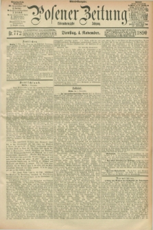 Posener Zeitung. Jg.97, Nr. 772 (4 November 1890) - Abend=Ausgabe.