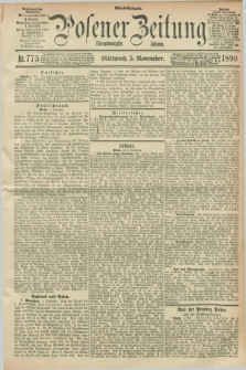 Posener Zeitung. Jg.97, Nr. 775 (5 November 1890) - Abend=Ausgabe.