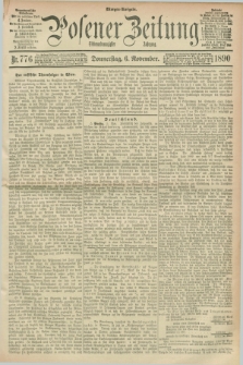 Posener Zeitung. Jg.97, Nr. 776 (6 November 1890) - Morgen=Ausgabe. + dod.