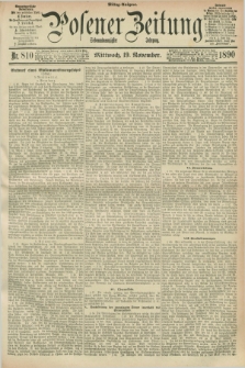 Posener Zeitung. Jg.97, Nr. 810 (19 November 1890) - Mittag=Ausgabe.