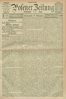 Posener Zeitung. Jg.97, Nr. 818 (22 November 1890) - Morgen=Ausgabe. + dod.