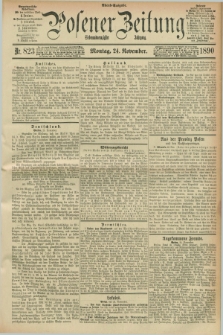 Posener Zeitung. Jg.97, Nr. 823 (24 November 1890) - Abend=Ausgabe.