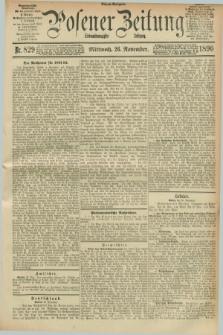 Posener Zeitung. Jg.97, Nr. 829 (26 November 1890) - Abend=Ausgabe.