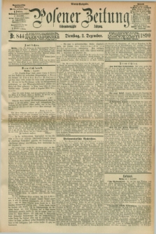 Posener Zeitung. Jg.97, Nr. 844 (2 Dezember 1890) - Abend=Ausgabe.