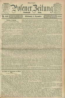 Posener Zeitung. Jg.97, Nr. 846 (3 Dezember 1890) - Mittag=Ausgabe.