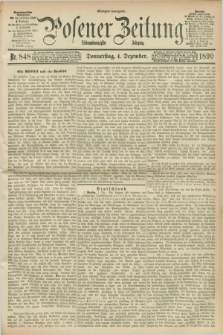Posener Zeitung. Jg.97, Nr. 848 (4 Dezember 1890) - Morgen=Ausgabe. + dod.