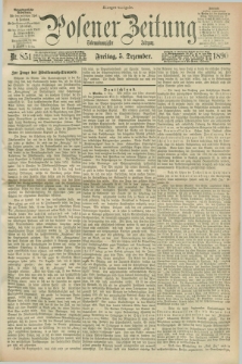 Posener Zeitung. Jg.97, Nr. 851 (5 Dezember 1890) - Morgen=Ausgabe. + dod.