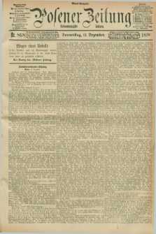 Posener Zeitung. Jg.97, Nr. 868 (11 Dezember 1890) - Abend=Ausgabe.