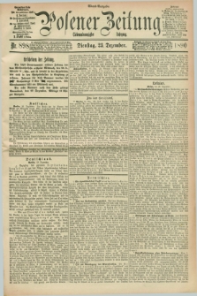 Posener Zeitung. Jg.97, Nr. 898 (23 Dezember 1890) - Abend=Ausgabe.