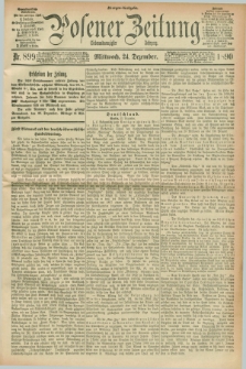 Posener Zeitung. Jg.97, Nr. 899 (24 Dezember 1890) - Morgen=Ausgabe. + dod.