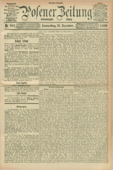 Posener Zeitung. Jg.97, Nr. 901 (25 Dezember 1890) - Morgen=Ausgabe. + dod.