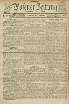Posener Zeitung. Jg.97, Nr. 909 (30 Dezember 1890) - Abend=Ausgabe.