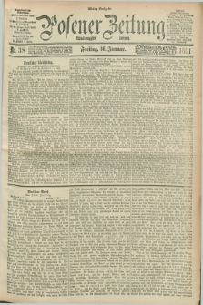 Posener Zeitung. Jg.98, Nr. 38 (16 Januar 1891) - Mittag=Ausgabe.