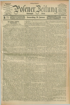 Posener Zeitung. Jg.98, Nr. 71 (29 Januar 1891) - Mittag=Ausgabe.