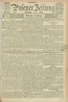 Posener Zeitung. Jg.98, Nr. 141 (25 Februar 1891) - Abend=Ausgabe.