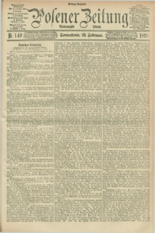 Posener Zeitung. Jg.98, Nr. 149 (28 Febraur 1891) - Mittag=Ausgabe.