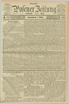 Posener Zeitung. Jg.98, Nr. 167 (7 März 1891) - Mittag=Ausgabe.