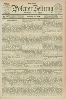 Posener Zeitung. Jg.98, Nr. 209 (24 März 1891) - Mittag=Ausgabe.