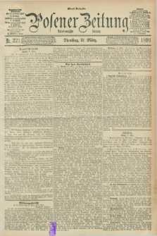 Posener Zeitung. Jg.98, Nr. 221 (31 März 1891) - Abend=Ausgabe.