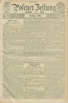 Posener Zeitung. Jg.98, Nr. 298 (1 Mai 1891) - Mittag=Ausgabe.