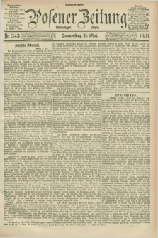 Posener Zeitung. Jg.98, Nr. 343 (21 Mai 1891) - Mittag=Ausgabe.