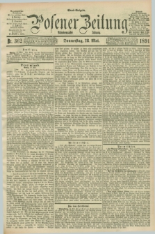 Posener Zeitung. Jg.98, Nr. 362 (28 Mai 1891) - Abend=Ausgabe.