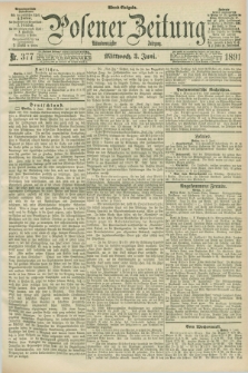 Posener Zeitung. Jg.98, Nr. 377 (3 Juni 1891) - Abend=Ausgabe.