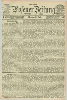 Posener Zeitung. Jg.98, Nr. 496 (20 Juli 1891) - Mittag=Ausgabe.