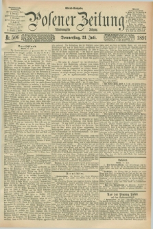Posener Zeitung. Jg.98, Nr. 506 (23 Juli 1891) - Abend=Ausgabe.