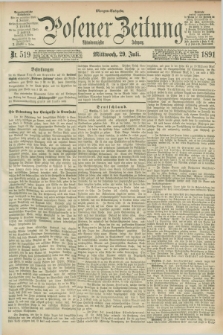 Posener Zeitung. Jg.98, Nr. 519 (29 Juli 1891) - Morgen=Ausgabe. + dod.