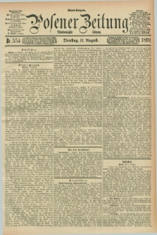 Posener Zeitung. Jg.98, Nr. 554 (11 August 1891) - Abend=Ausgabe.