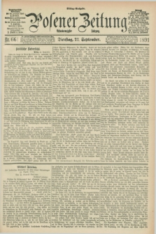 Posener Zeitung. Jg.98, Nr. 661 (22 September 1891) - Mittag=Ausgabe.