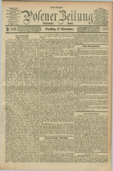 Posener Zeitung. Jg.98, Nr. 806 (17 November 1891) - Abend=Ausgabe.