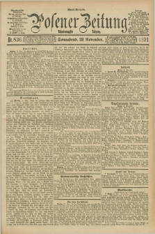Posener Zeitung. Jg.98, Nr. 836 (28 November 1891) - Abend=Ausgabe.
