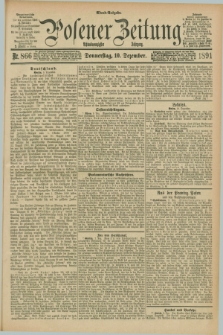Posener Zeitung. Jg.98, Nr. 866 (10 Dezember 1891) - Abend=Ausgabe.