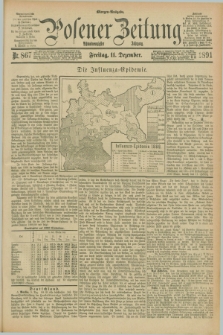 Posener Zeitung. Jg.98, Nr. 867 (11 Dezember 1891) - Morgen=Ausgabe. + dod.
